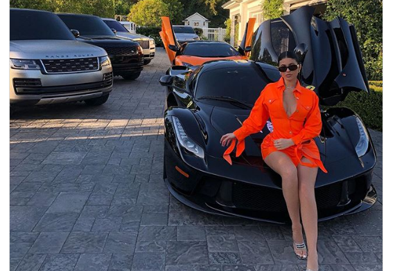 Kylie Jenner Shows Off Driveway Full of Expensive Cars